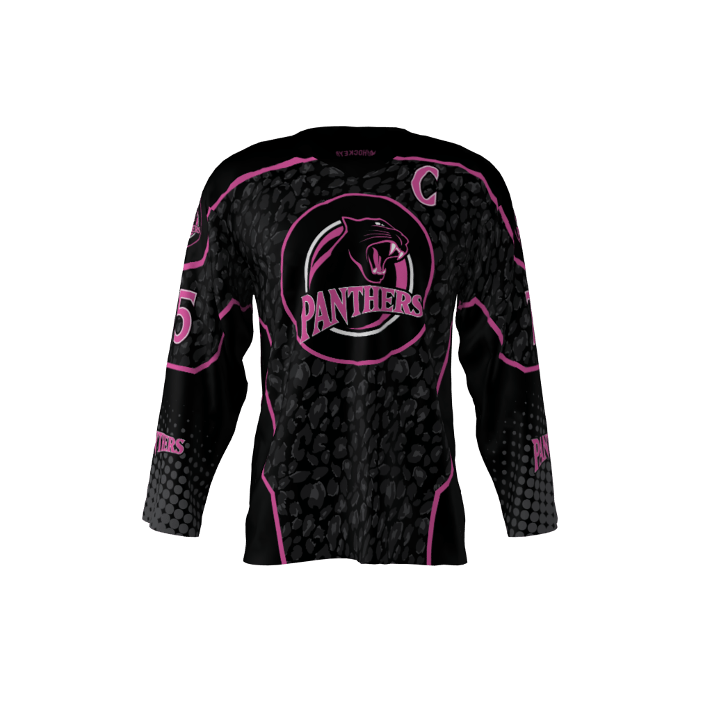 Pink Panthers Custom Dye Sublimated Hockey Jersey Sublimation Kings