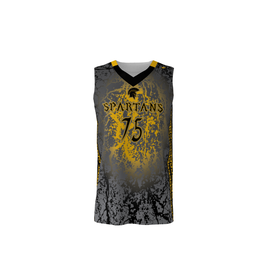Spartans Custom Dye Sublimated Basketball Jersey Sublimation Kings
