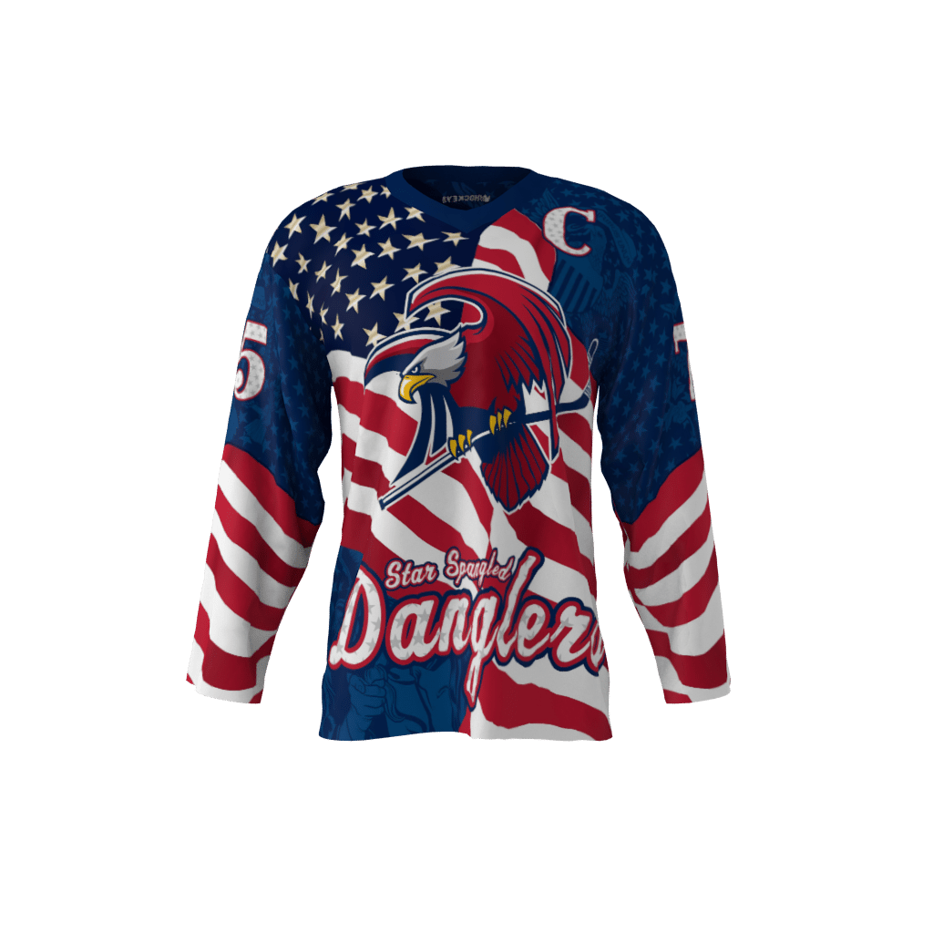 Star Spangled Danglers Jersey Sublimation Kings
