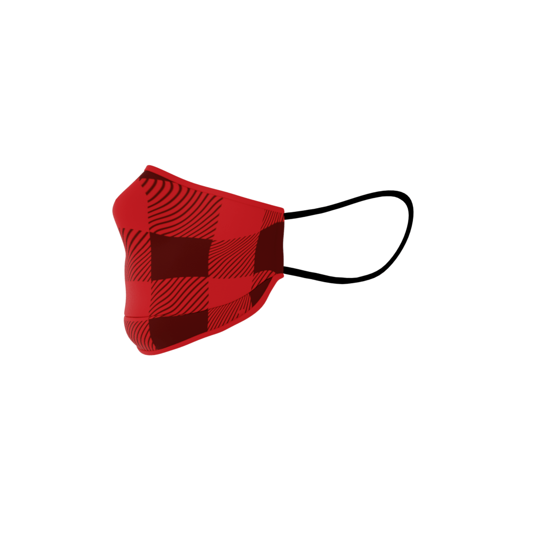 Sublimated Flannel Face Mask Sublimation Kings