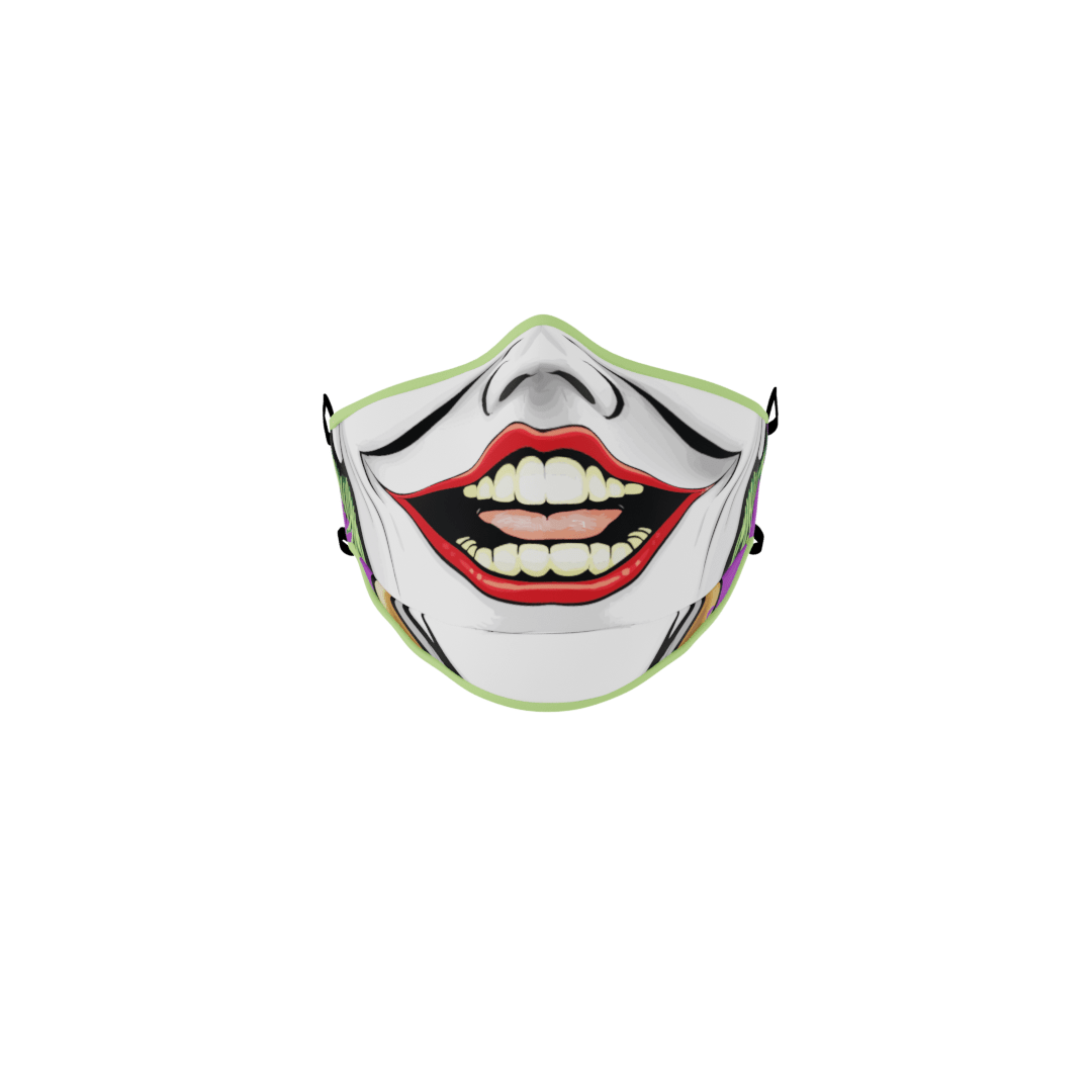 Sublimated Joker Face Mask Sublimation Kings