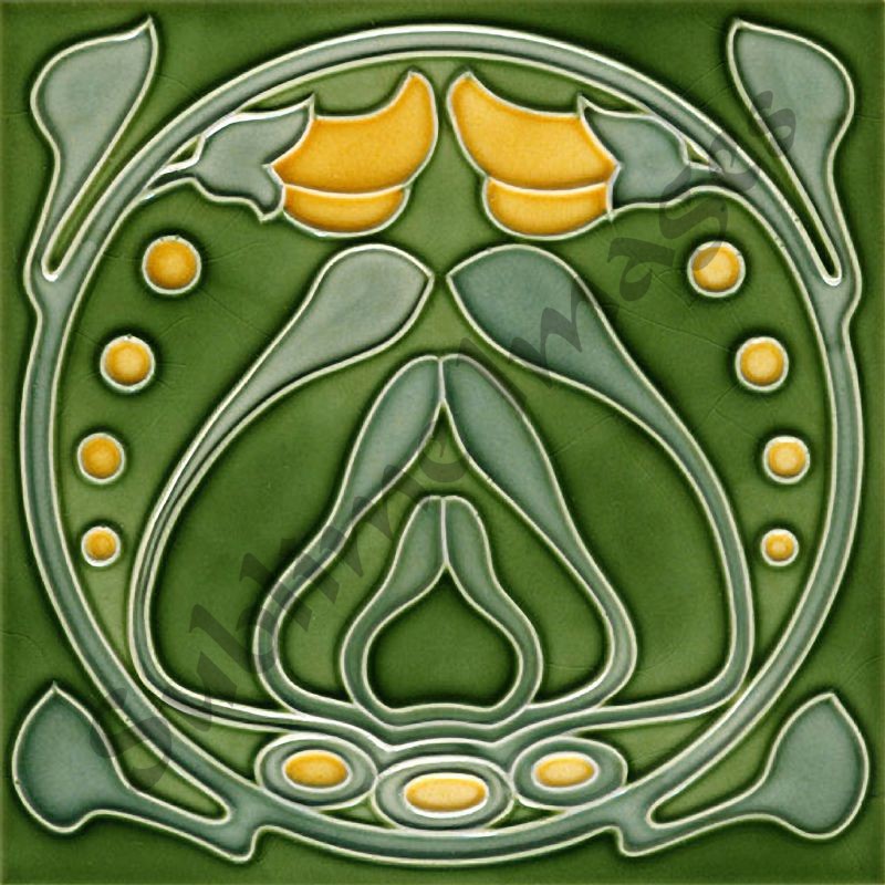 AD002 Art Deco Tiles Reproduction Ceramic or Glass Tiles Sublime