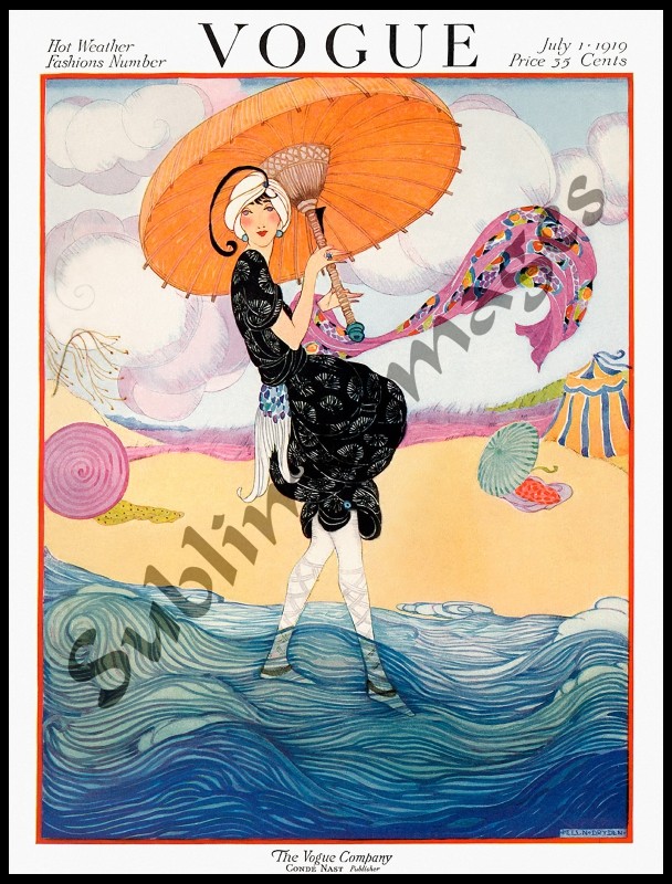 VM02 Vintage Art Deco Vogue Magazine Sublime Images