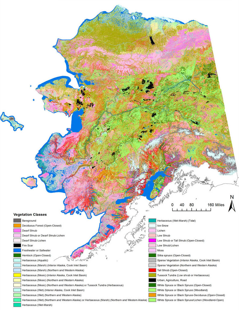 Land Cover Map of Alaska