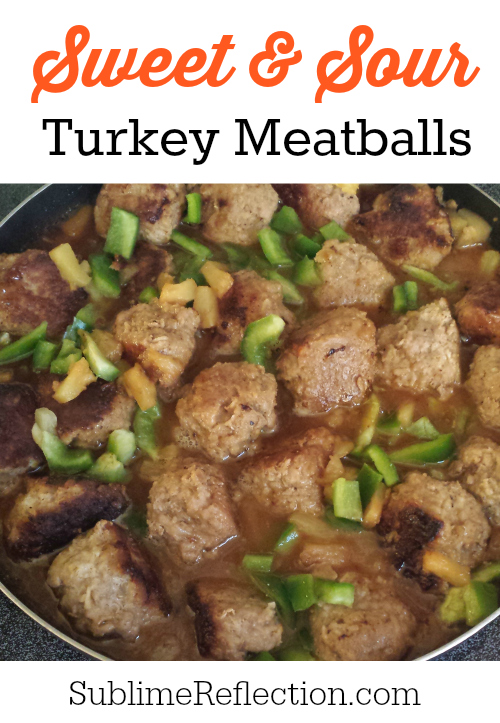Sweet & Sour Turkey Meatballs Sublime Reflection