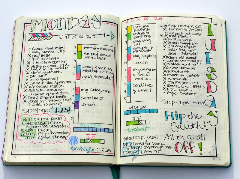 How I use my Bullet Journal to set (and achieve) 90 Day Goals!