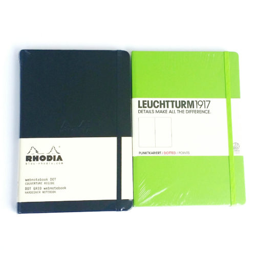 Bullet Journal Review Leuchtturm vs. Rhodia Sublime Reflection