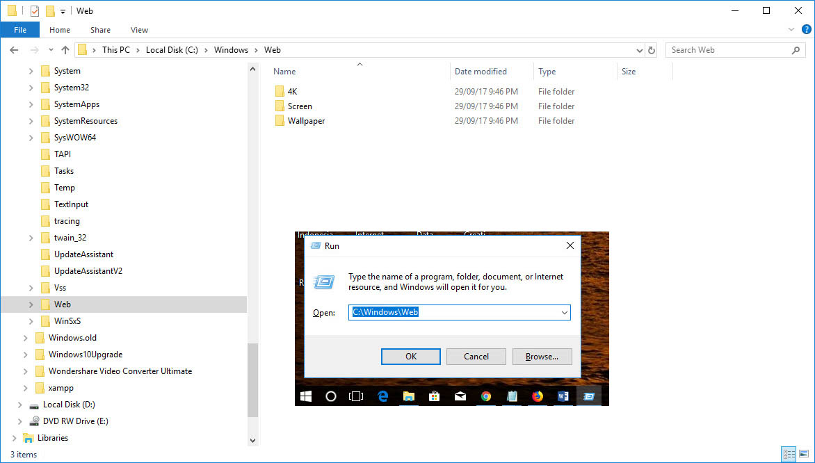 Windows 10 Wallpaper Folder