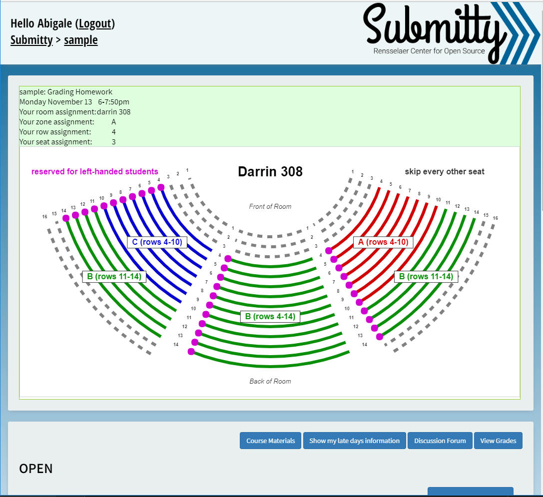 Room Templates Submitty
