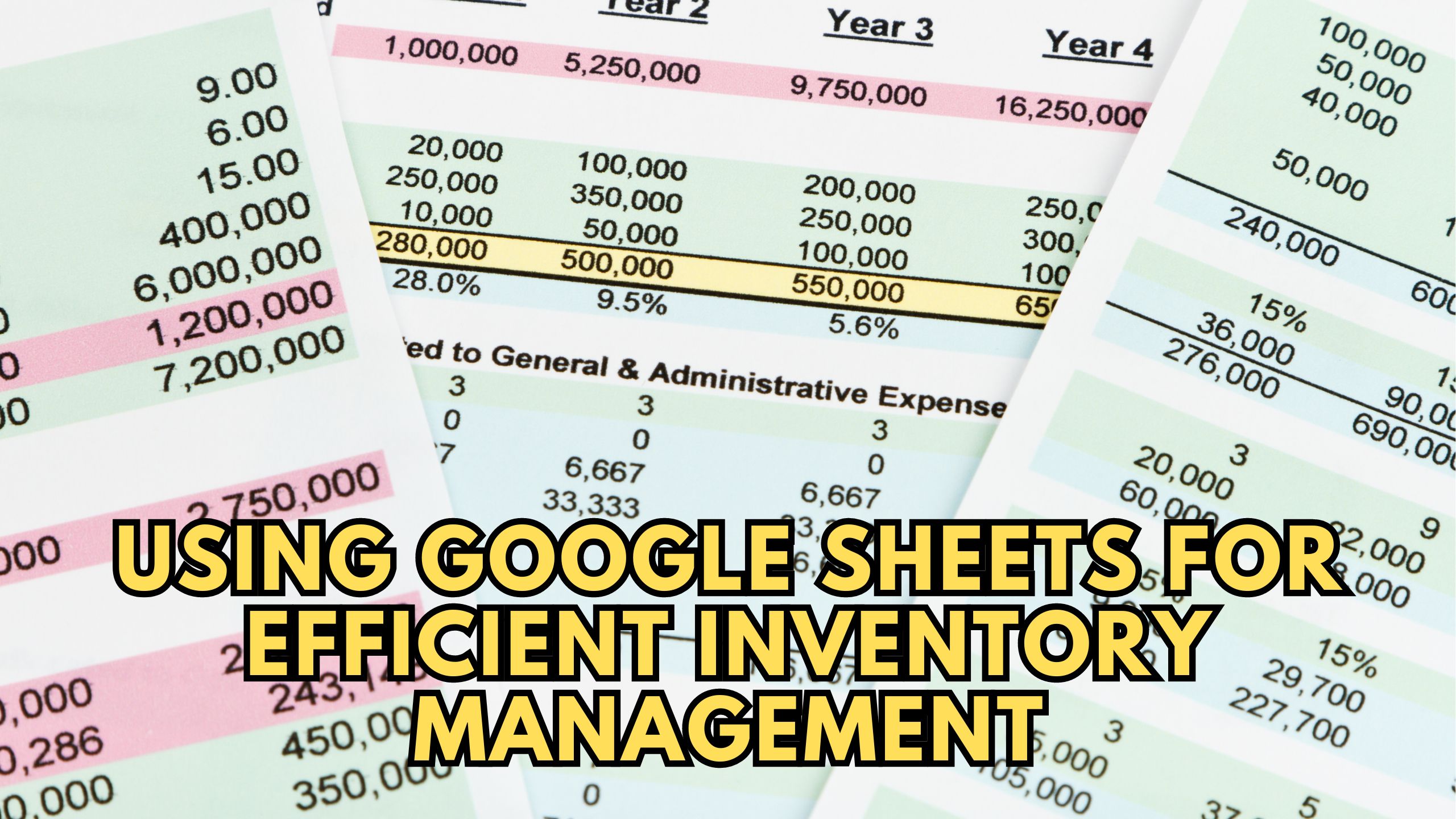 Using Google Sheets for Efficient Inventory Management Subscribed.FYI