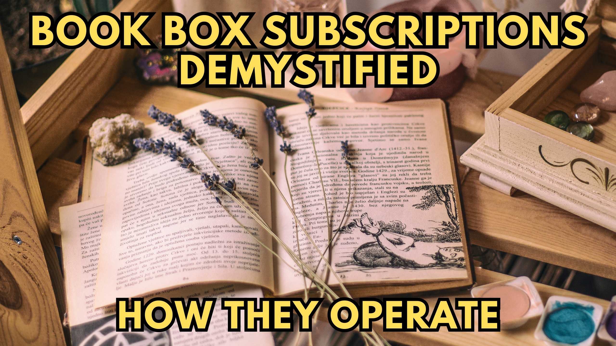 Book Box Subscriptions Demystified How They Operate Subscribed.FYI