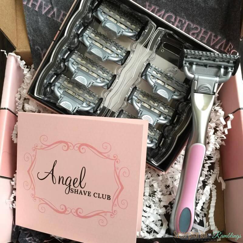 Angel Shave Club July 2016 Subscription Box Review Subscription Box