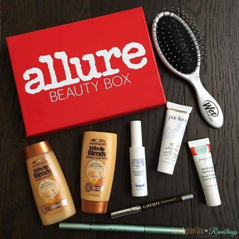 Allure Beauty Box August 2016 Subscription Box Review Subscription