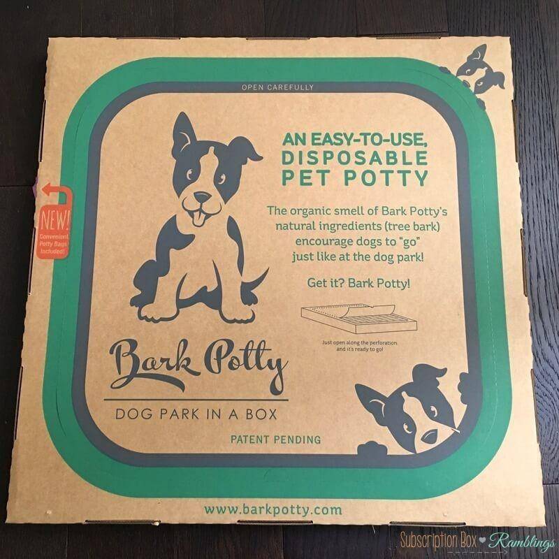 Bark Potty Subscription Box Review Subscription Box Ramblings