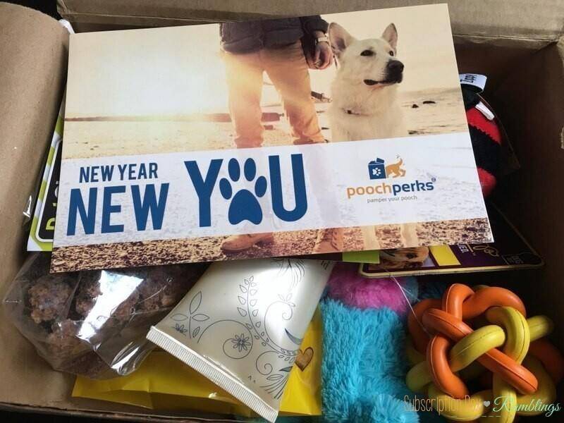 Pooch Perks Review January 2017 + Coupon Code Subscription Box Ramblings