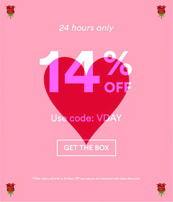 BeautyCon Valentine's Day Coupon Code Save 14! Subscription Box