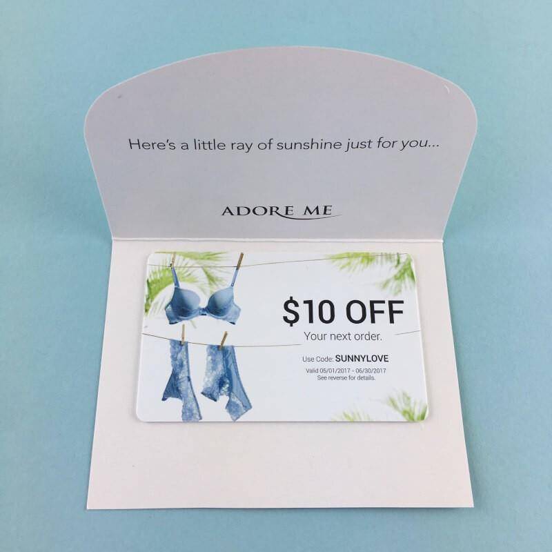 Adore Me Review + Coupon Code June 2017 Subscription Box Ramblings