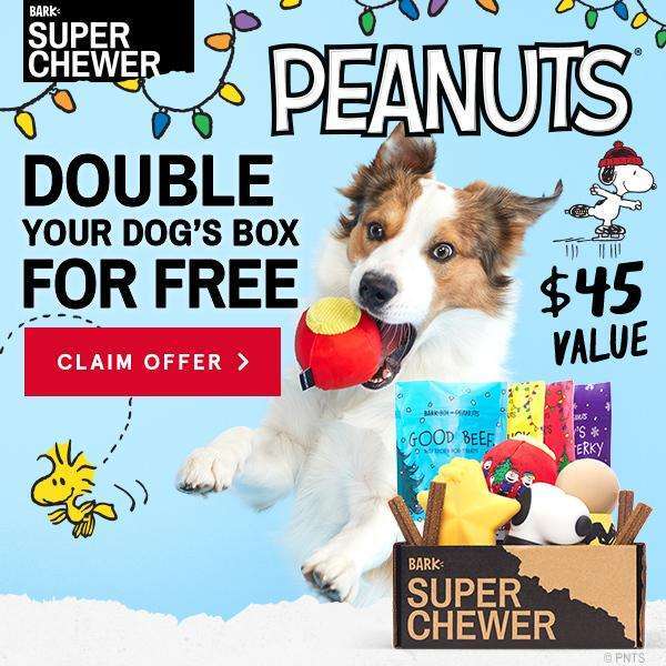 BarkBox Super Chewer Coupon Code Double Your First Box Subscription
