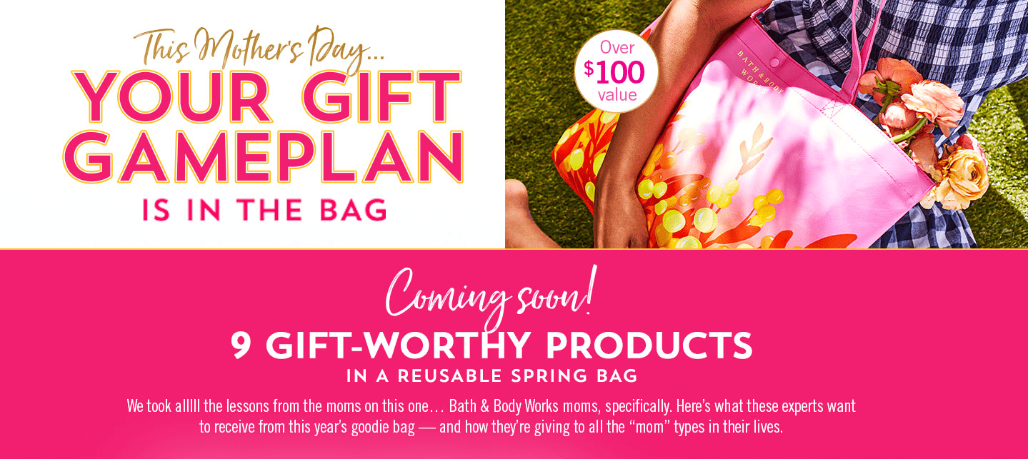 Bath & Body Works Mother's Day 2021 Tote Coming Soon! Subscription