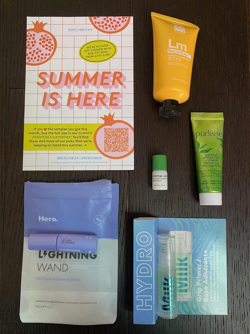 Birchbox Review + Coupon Code June 2021 Subscription Box Ramblings
