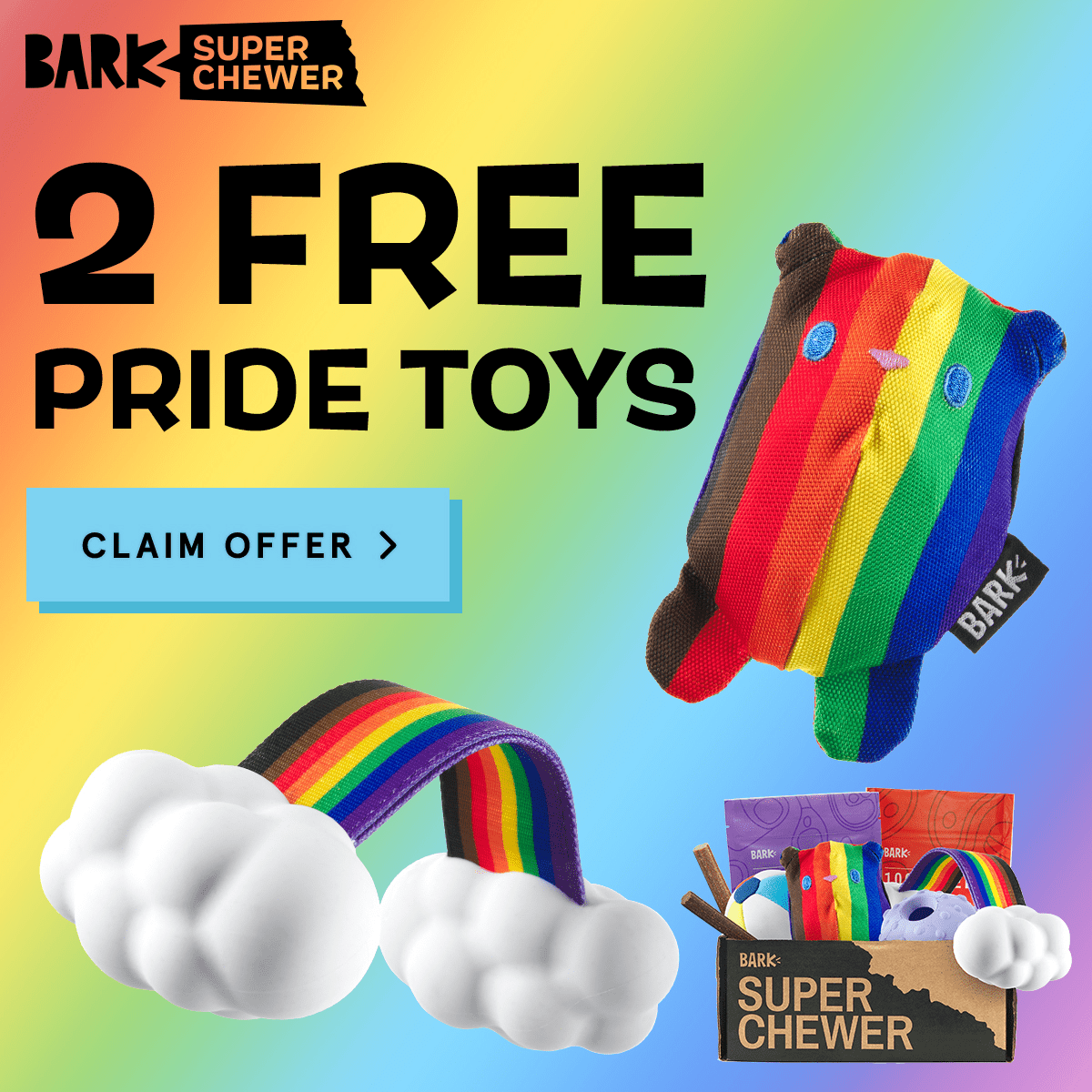 BarkBox Super Chewer Coupon Code FREE Pride Bundle! Subscription