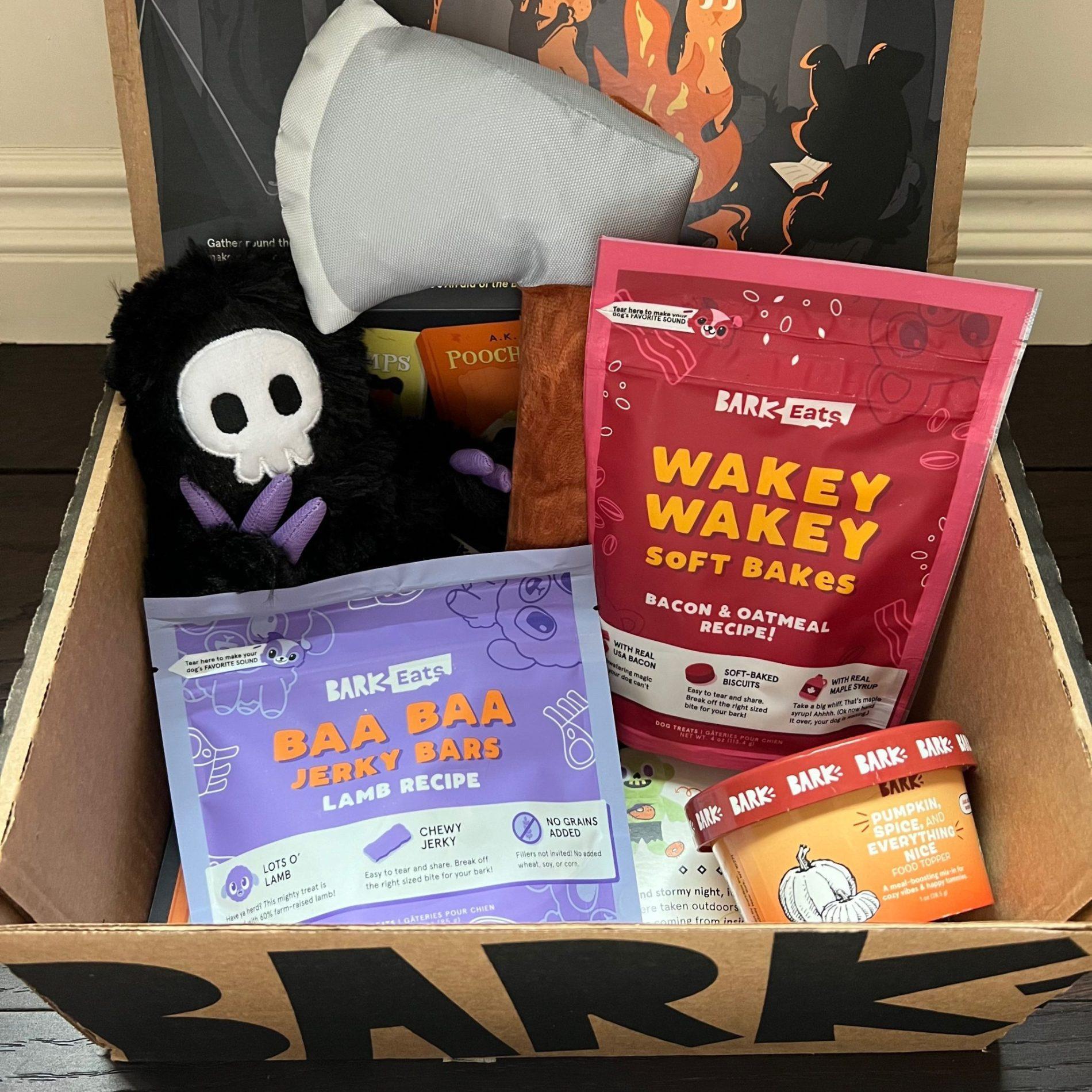 BarkBox Review + Coupon Code October 2023 Subscription Box Ramblings