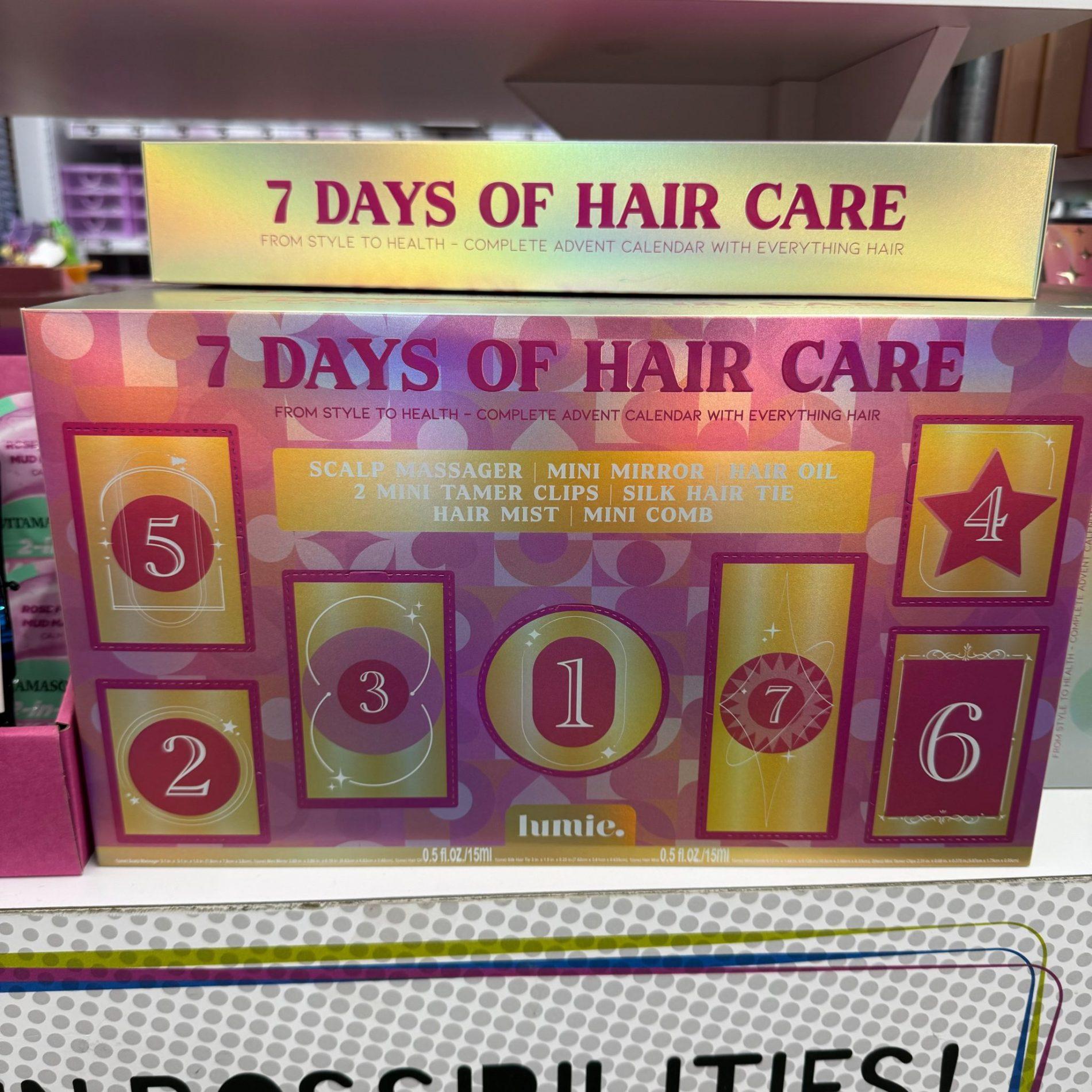 Five Below 7 Days Of Hair Care Advent Calendar Just 5 Subscription