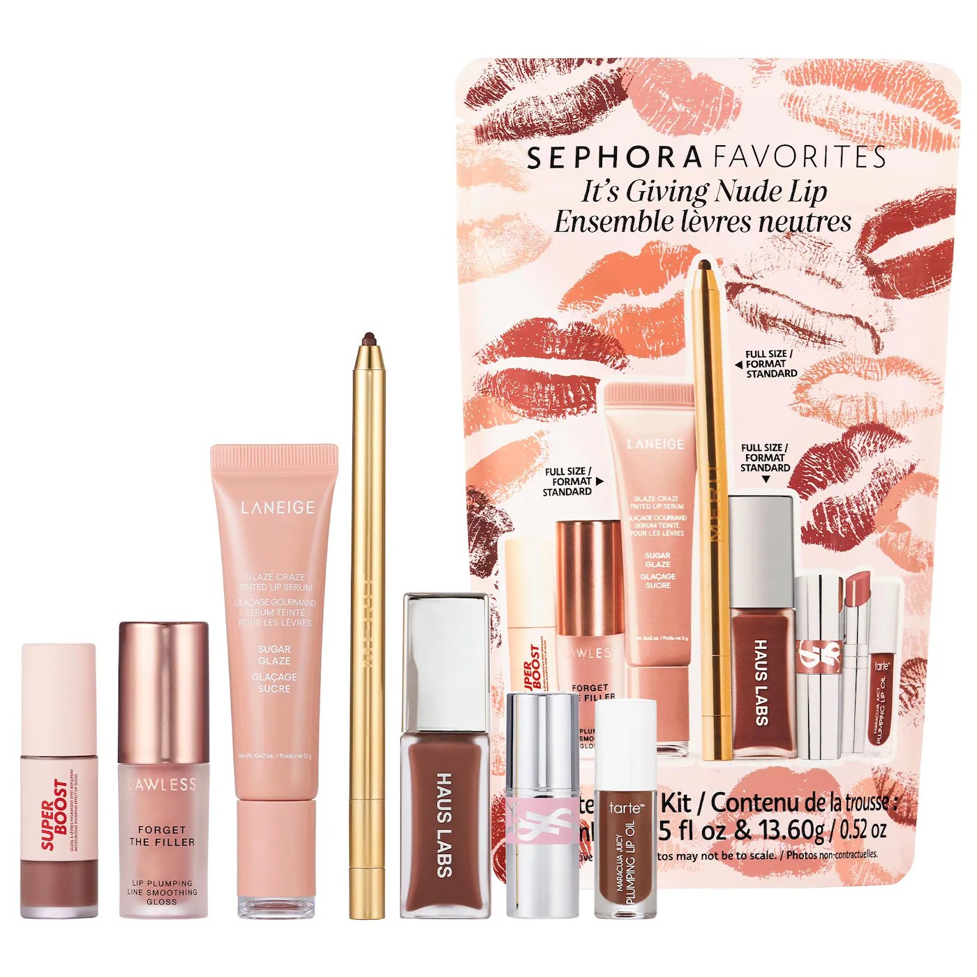 Sephora Favorites It's Giving Nude Lip Makeup Value Set - Subscription
