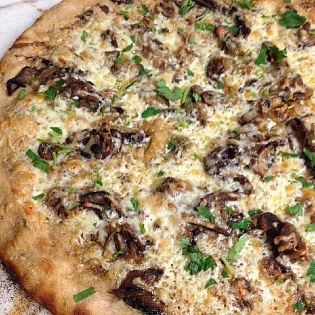 Mushroom Duxelles Seasons Pizza 9 Miles East