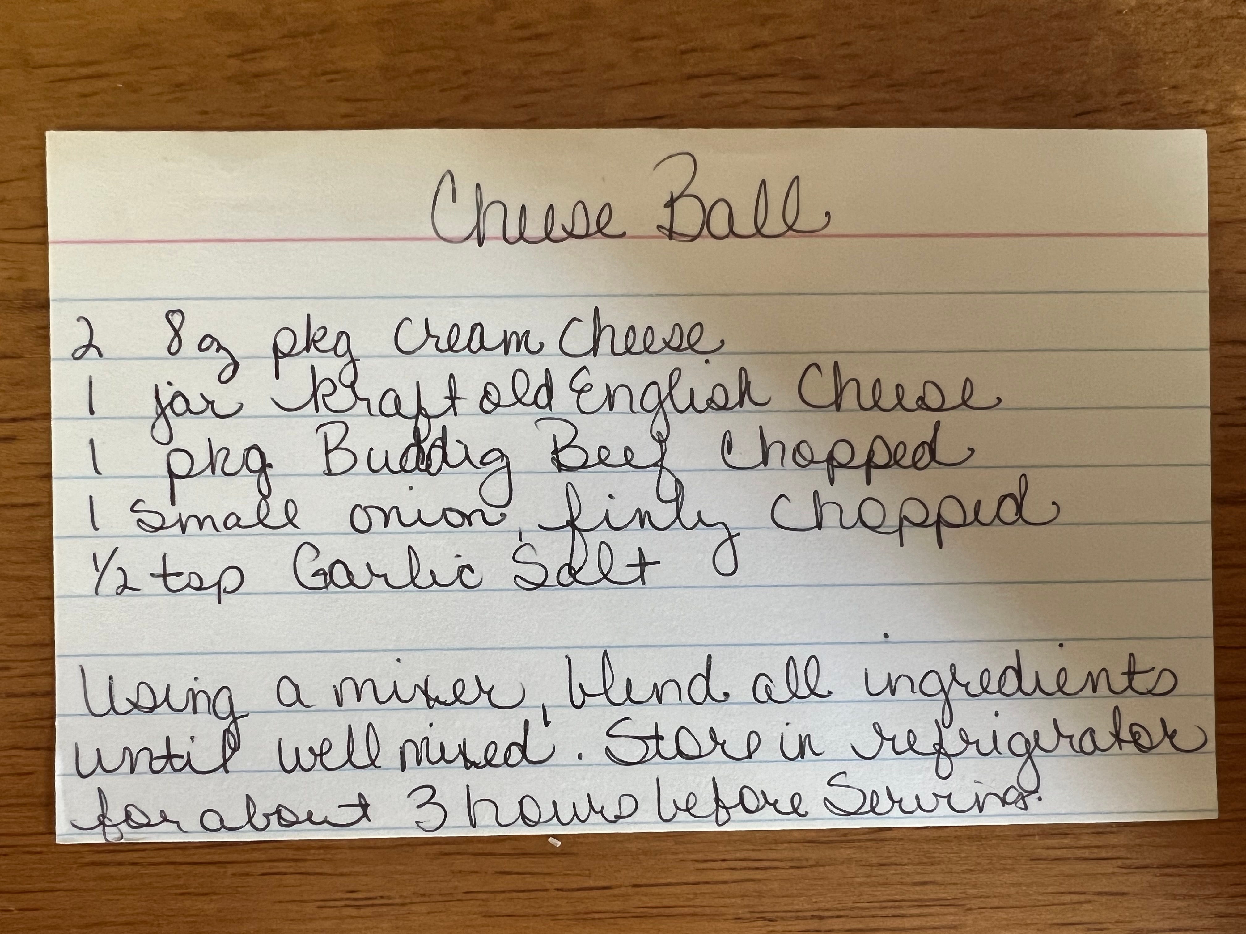 Chipped Beef Cheese Ball by Julia A. Keirns