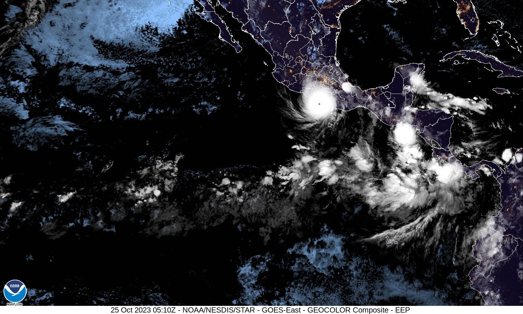Otis Makes Landfall As Category 5 Hurricane Nightmare Scenario Unfolding