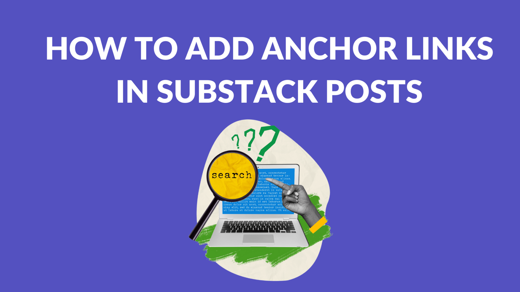 How to Add Anchor Links in Substack Posts Substack Course