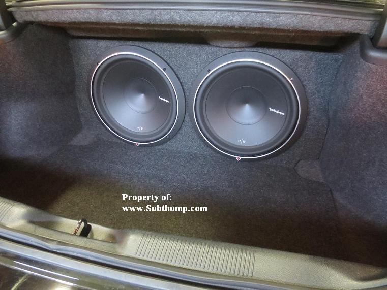 20112019 Chrysler 300 Dual 15 Subwoofer Enclosure