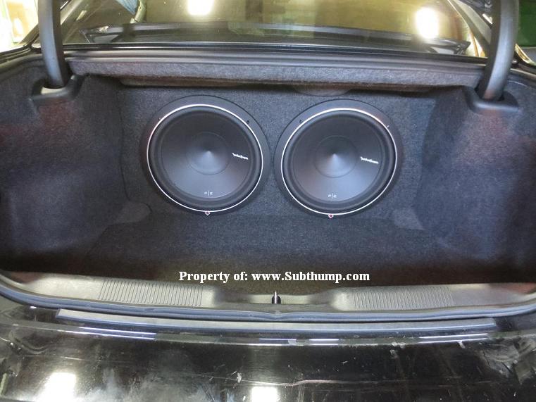 20112019 Chrysler 300 Dual 15 Subwoofer Enclosure