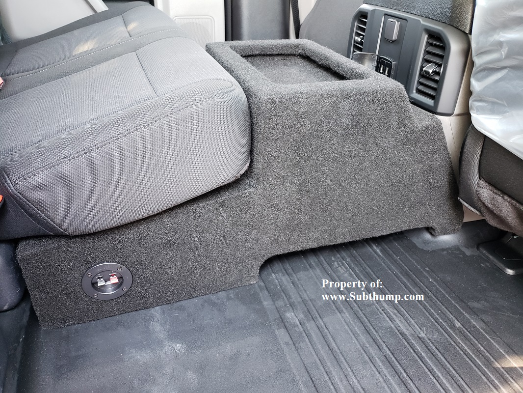 20152020 F150 Supercrew Rear Console Downfire Subwoofer Enclosure *New