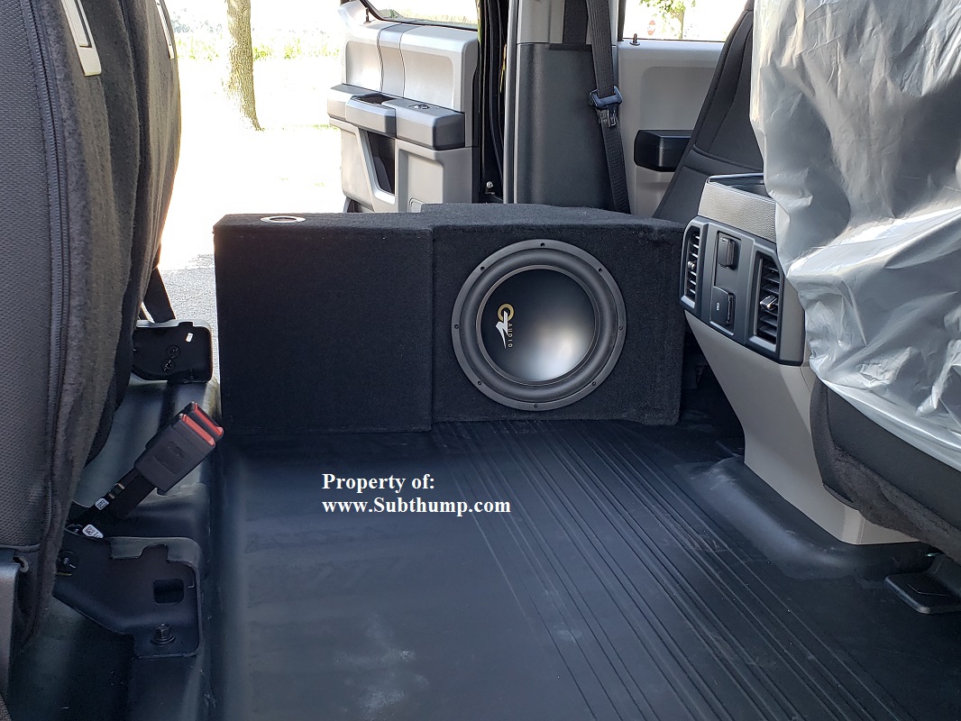 20152020 F150 Supercrew Rear Console Downfire Subwoofer Enclosure *New