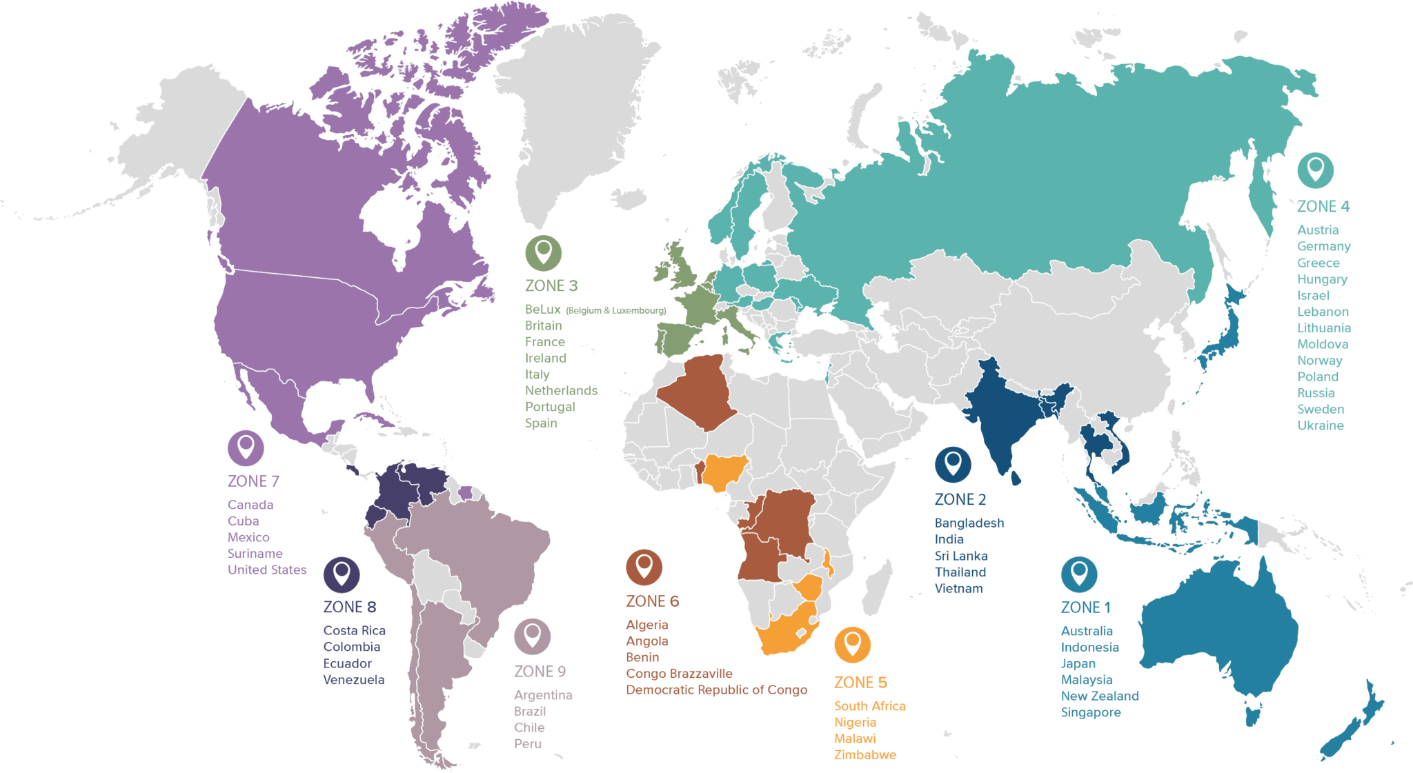 Zones & Countries World Subud Association