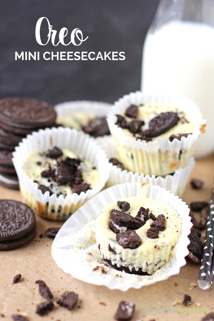 Delicious Oreo Mini Cheesecakes Suburban Simplicity