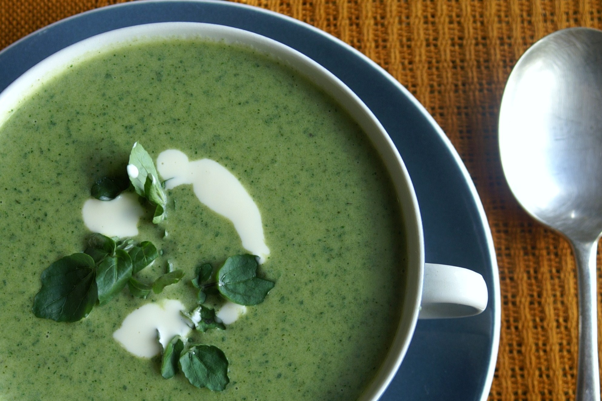 The Taste of Green Watercress Soup Suburban Tomato