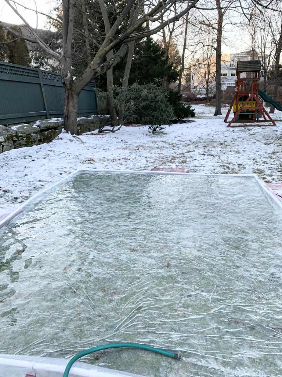 building a backyard ice rink Suburbs 101