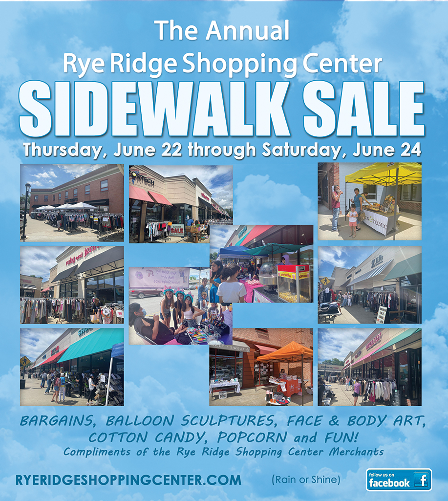 Rye Ridge Plaza Sidewalk Sale 2023 Suburbs 101