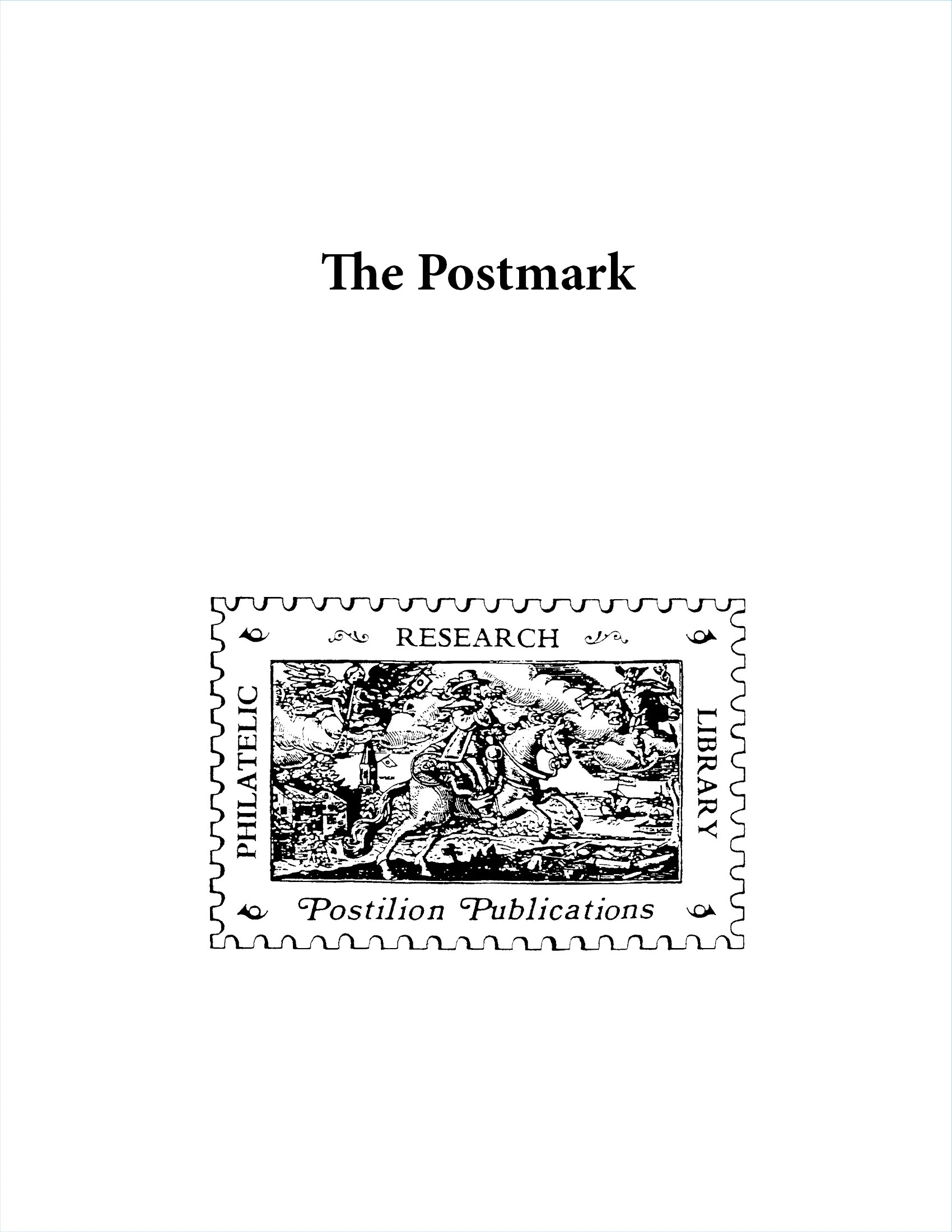 Postilion The Postmark Subway Stamp Shop Inc