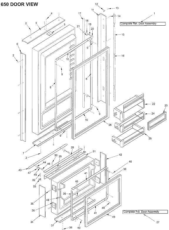 SubZero Parts Refrigerator Part Replacements SubZero Refrigerator