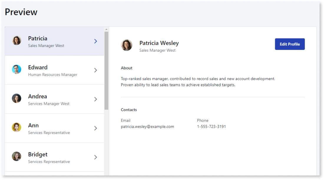 Master Detail ODC Documentation