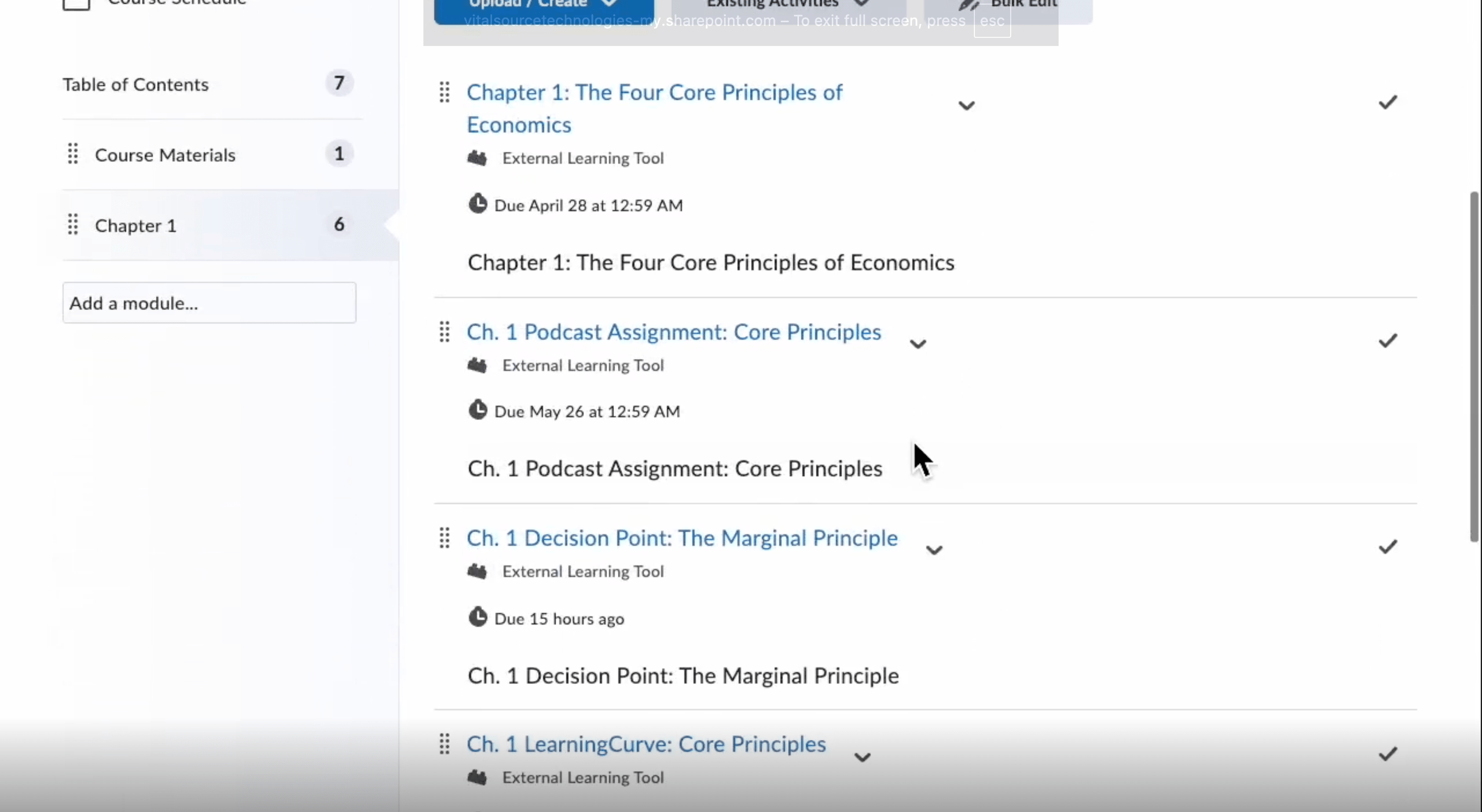 Macmillan Achieve Setup Guide in D2L/Brightspace VitalSource Success(06)
