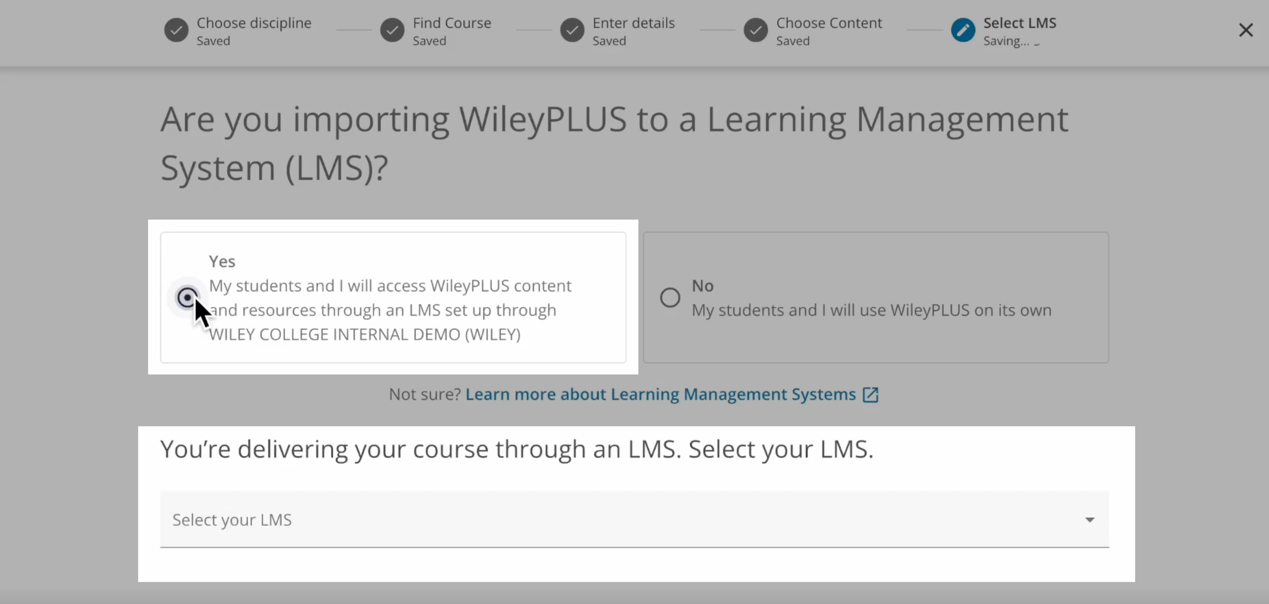 WileyPLUS Setup Guide in D2L/Brightspace VitalSource Success
