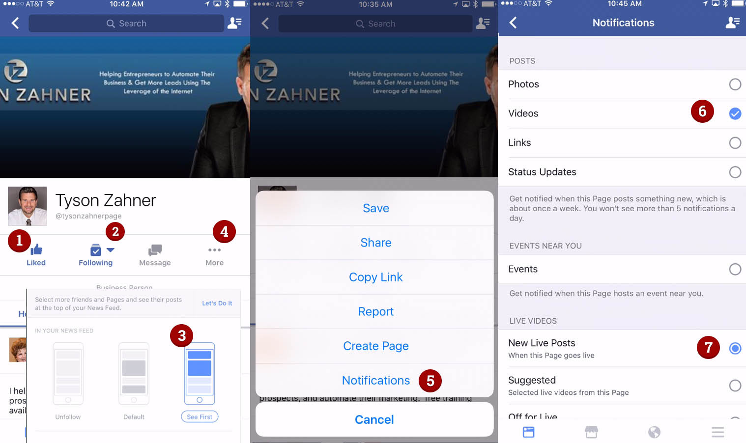 Facebook Fan Page Instructions fast start summit Success with Tyson