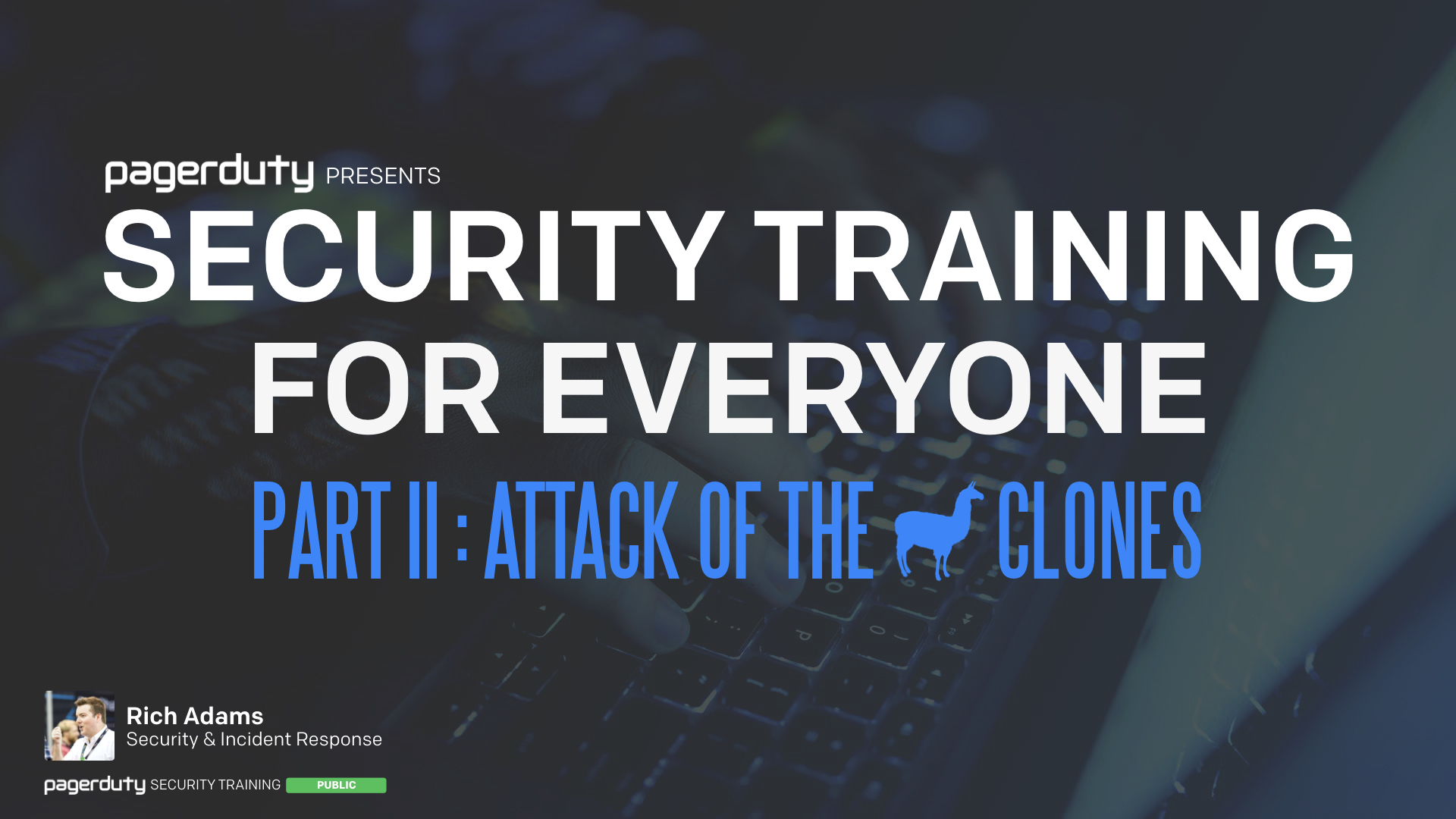 PagerDuty Security Training