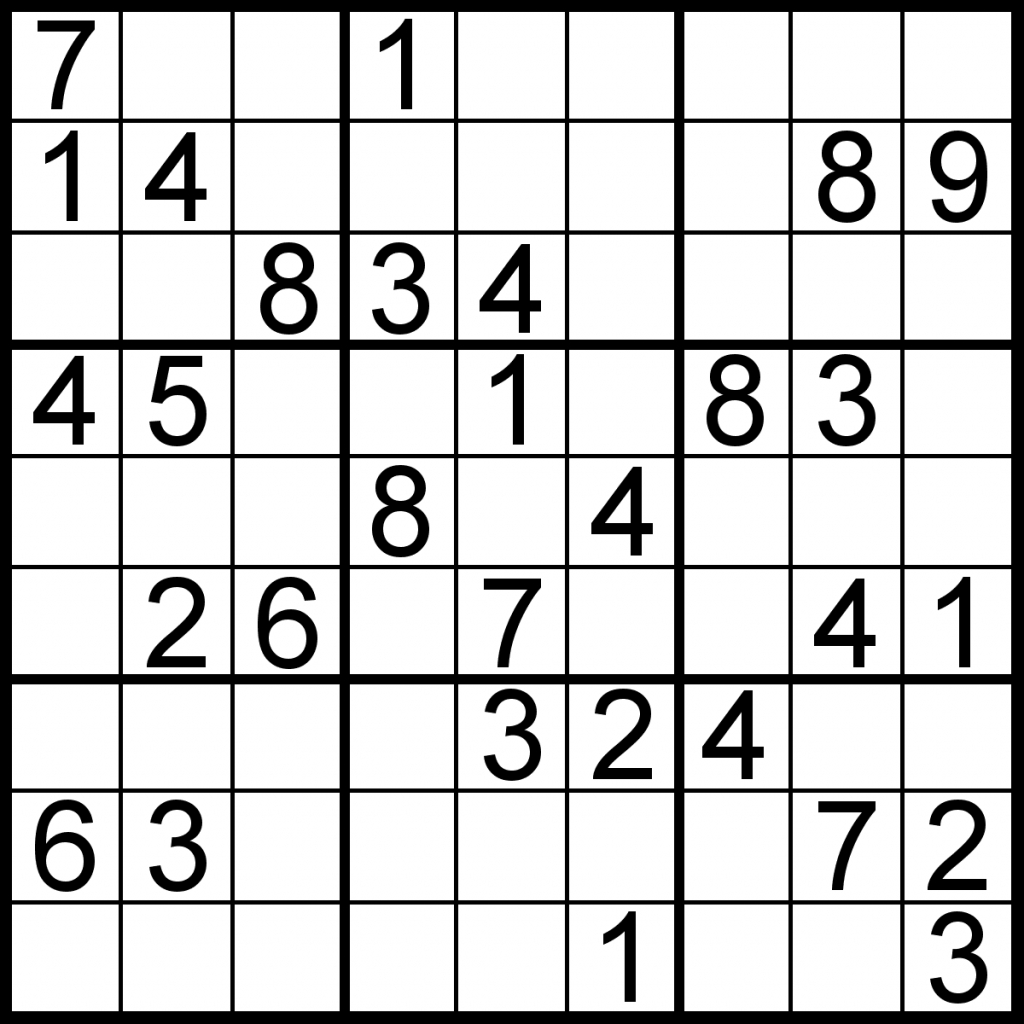 6×6 Printable Sudoku | Sudoku Printables