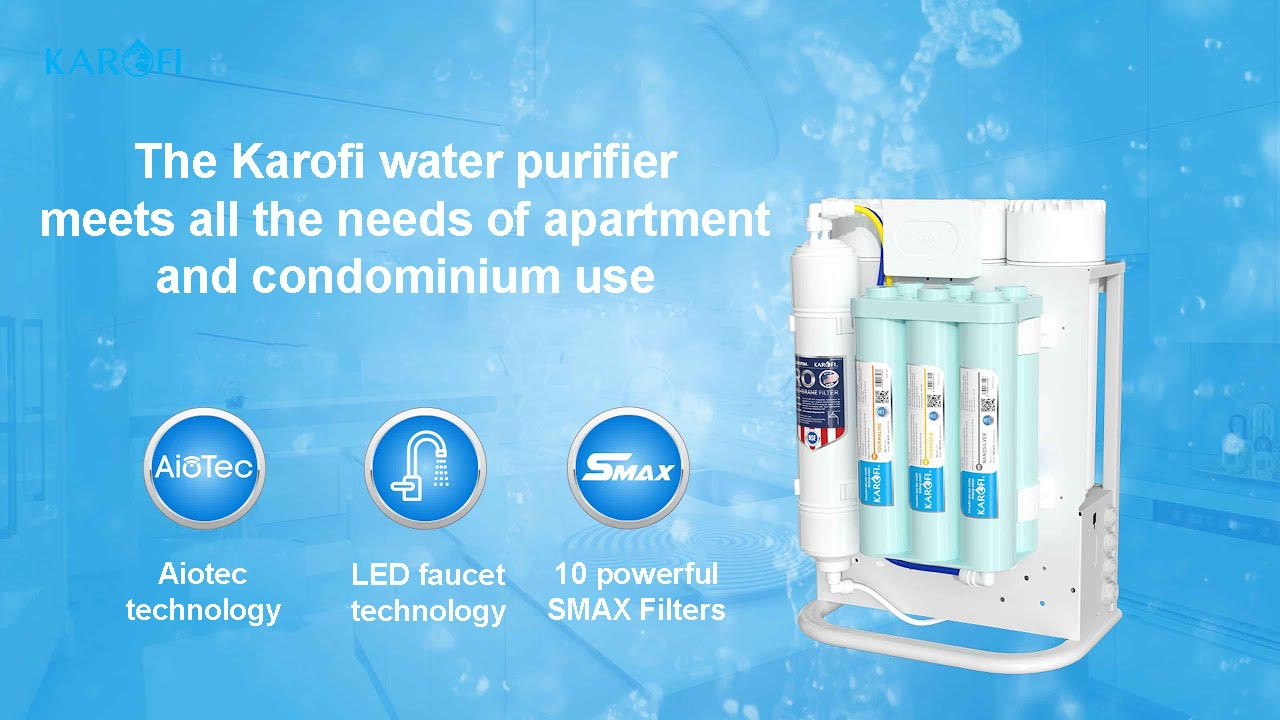Which water purifier is suitable for an apartment?